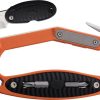 V NIVES C.R.A.B. Orange Multi-Tool with Framelock Knife