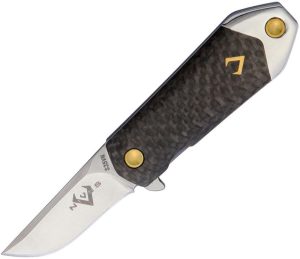 VNI22CPBL V Nives KillaBite Framelock CF S35 - Blue Titanium