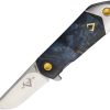 V Nives KillaBite Framelock Blue 1.5" S35VN Folding Knife