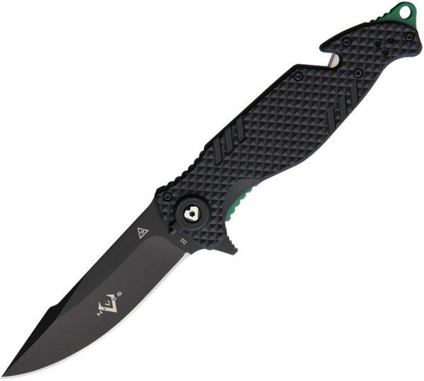VNI23GPBGBK V Nives TGL Trailblazer D2 Black Folding Knife Linerlock