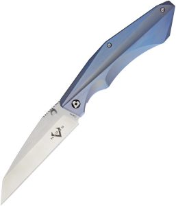 V Nives Sportster Framelock Blue Titanium Knife