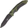 VNI30176 V NIVES Fractal Linerlock Folding Knife 3.63" D2 Green G10
