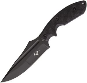 VNI30237 V Nives Frontier Survivor Fixed Blade Knife D2 Steel Black G10