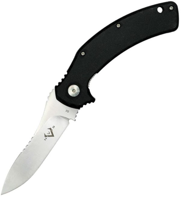 VNI31FPBK V Nives Mini ADAPPT Framelock Black Folding Knife D2 Steel
