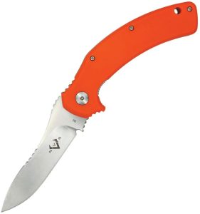 V NIVES Mini ADAPPT Framelock Orange D2 Folding Knife