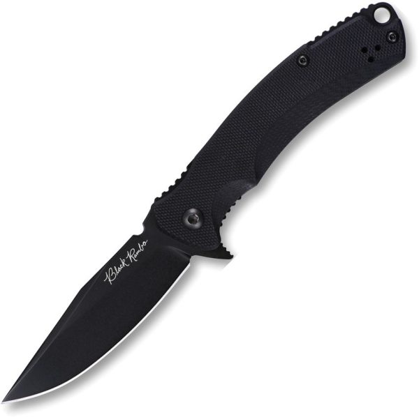V Nives Black Rambo Shorty Pro Folding Knife D2 Steel