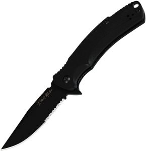 V Nives Black Rambo Shorty Pro Folding Knife D2 Steel