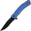 V Nives Rambo Shorty Pro 2.9" D2 Blue G10 Folding Knife