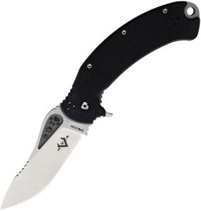 V Nives Adappt Framelock Black Folding Knife CPM S30V