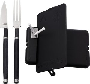 V NIVES Pineland CarniVore Dining Set VG-10 Black G10 Multi Tool