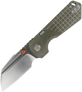 Vosteed Hedgehog Top Linerlock OD Green Micarta