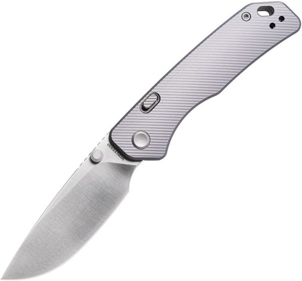 Vosteed Marten Top Linerlock Drop Point Gray