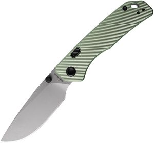 Vosteed Marten Top Linerlock Drop Point Green