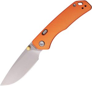 Vosteed Marten Top Linerlock Drop Point Orange