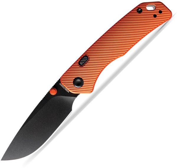 Vosteed Marten Top Linerlock Drop Point Orange Black