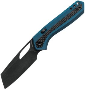 Vosteed Kroc Top Linerlock Blue S35VN Sheepsfoot