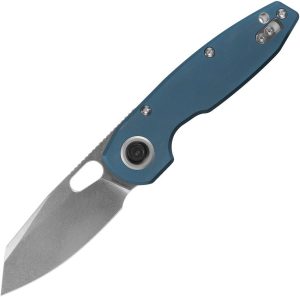 Vosteed Ankylo Vanchor Lock Blue Aluminum Reverse Tanto