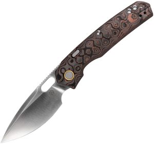 Vosteed Psyop Top Linerlock FC Copper Folding Knife
