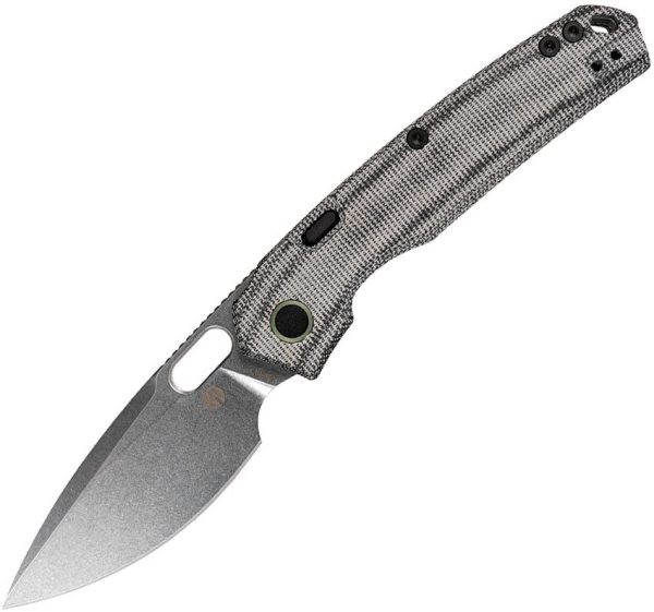 Vosteed Psyop Top Linerlock Black Micarta Knife