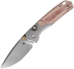 Vosteed Psyop 299 Top Linerlock Red Micarta Knife