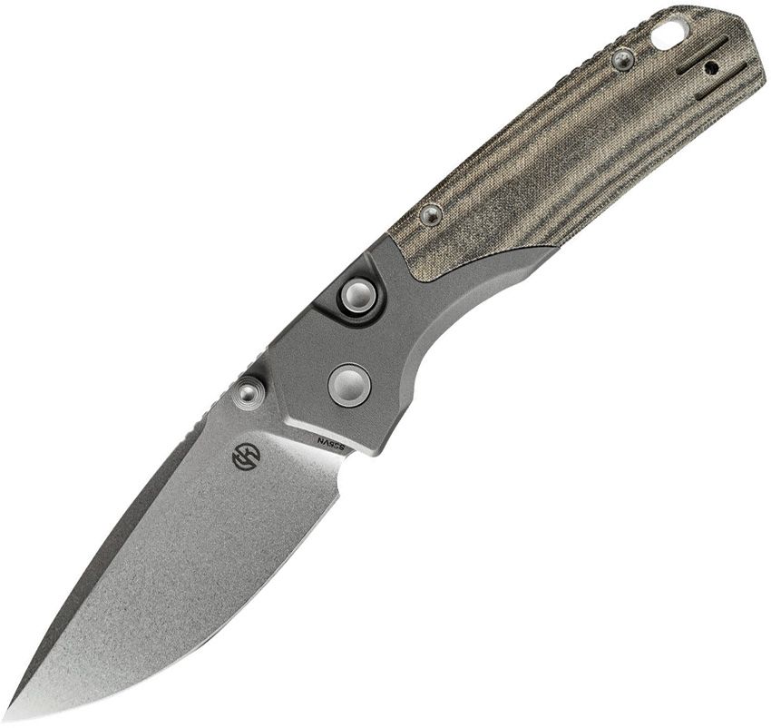 Vosteed Psyop 299 Folding Knife 3" S35VN Linerlock Green