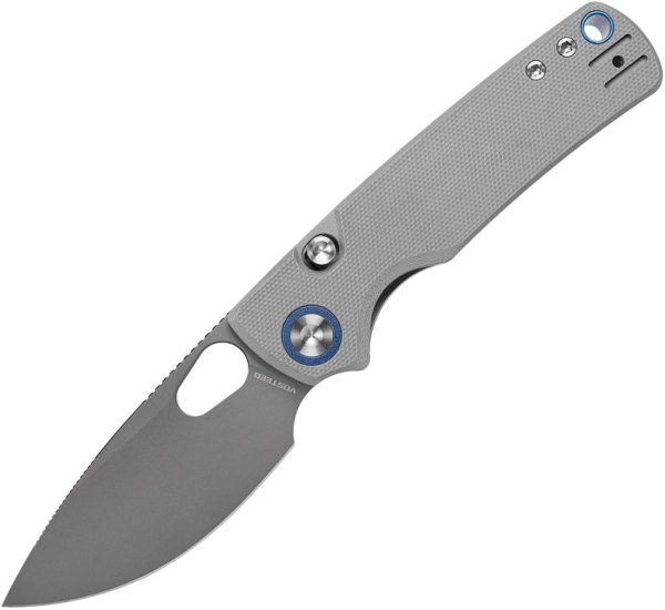 Vosteed Porcupine Top Linerlock Gray G10 Knife