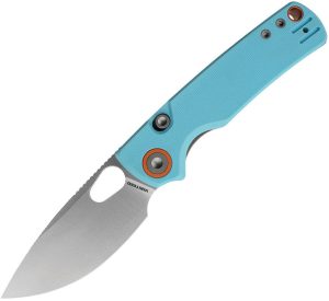 Vosteed Porcupine Top Linerlock Blue G10 Knife