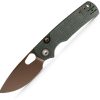 VOSA2609 Porcupine Top Linerlock Green