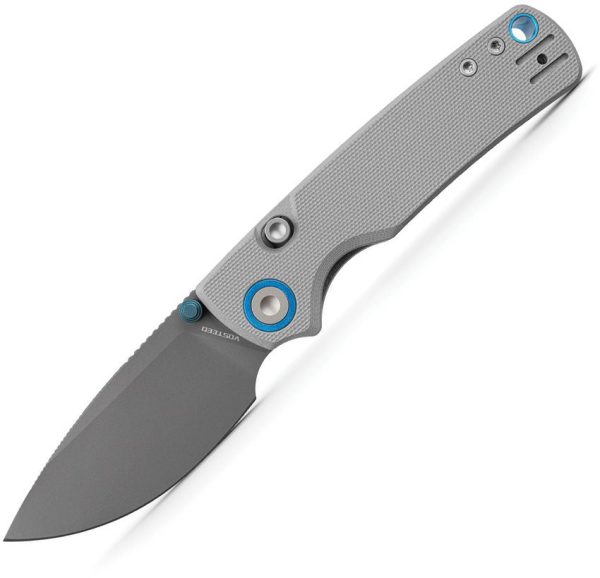 VOSA2612 Vosteed Porcupine Top Linerlock Gray Destroyer Knife