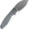 Vosteed Shilin Cutter 2.9" Elmax Folding Knife Gray Vanchor Lock