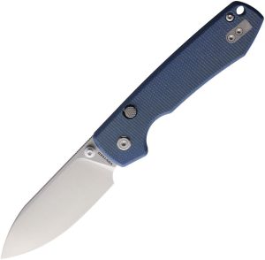 Vosteed Raccoon Top Linerlock Blue Micarta