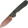 Vosteed Raccoon Top Linerlock Folding Knife Green 3.25in 14C28N