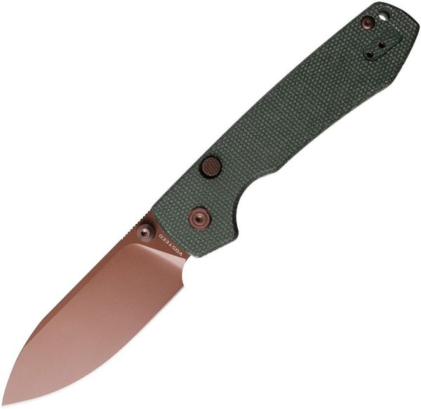 Vosteed Raccoon Top Linerlock Green Copper Dune