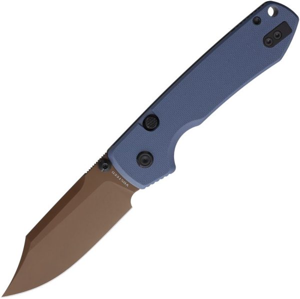 VOSA2909 Vosteed Raccoon Top Linerlock Bowie Blue G10