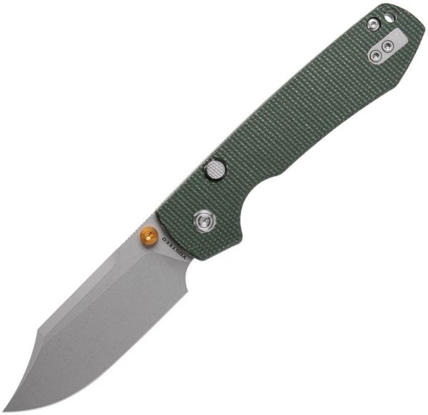Vosteed Raccoon Top Linerlock Bowie Green Canvas