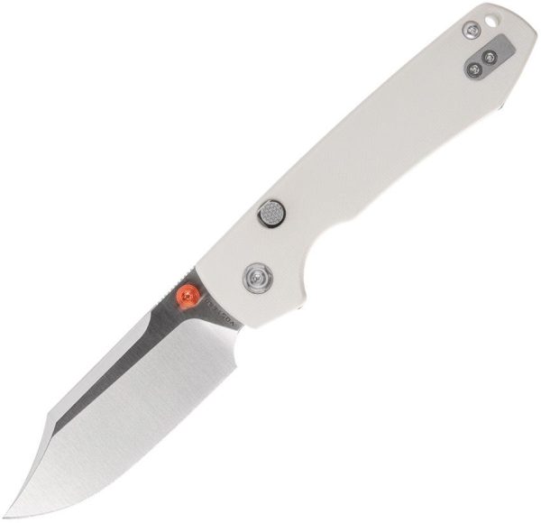 VOSA2912 Vosteed Raccoon Top Linerlock Bowie White G10