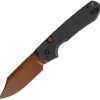 VOSA2926 Vosteed Raccoon Top Linerlock Folding Knife 3.25" Black