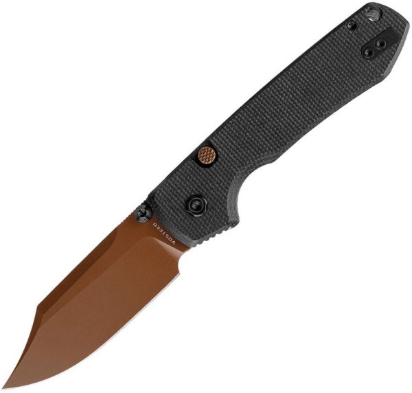 Vosteed Raccoon Top Linerlock Black Micarta EDC