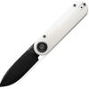 Vosteed Corgi-V Folding Knife 3" Bohler N690 Vanchor Lock White G10
