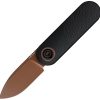 Vosteed Corgi-V Folding Knife 2.38" 14C28N Blade Vanchor Lock Black