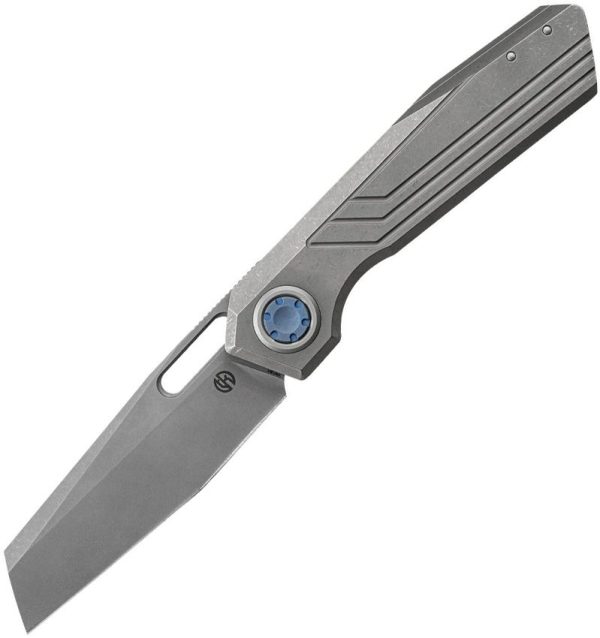 Vosteed Xeno Vanchor Lock Gray Titanium Sheepsfoot