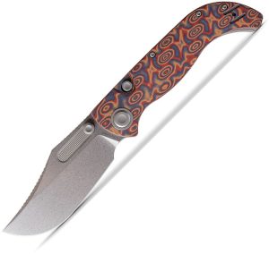 Vosteed Naga Top Linerlock Raindrop Micarta Clip Point
