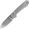 VOSA4501 Vosteed Raccoon TiSlim Folding Knife 3.25" 154CM Gray Titanium