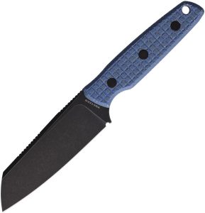 Vosteed Mink Fixed Blade - Blue Micarta 3.25in