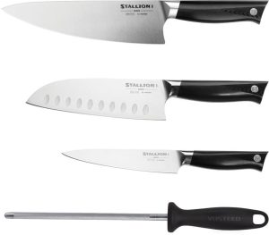 Vosteed Stallion Kitchen Set - 3 Knives G10
