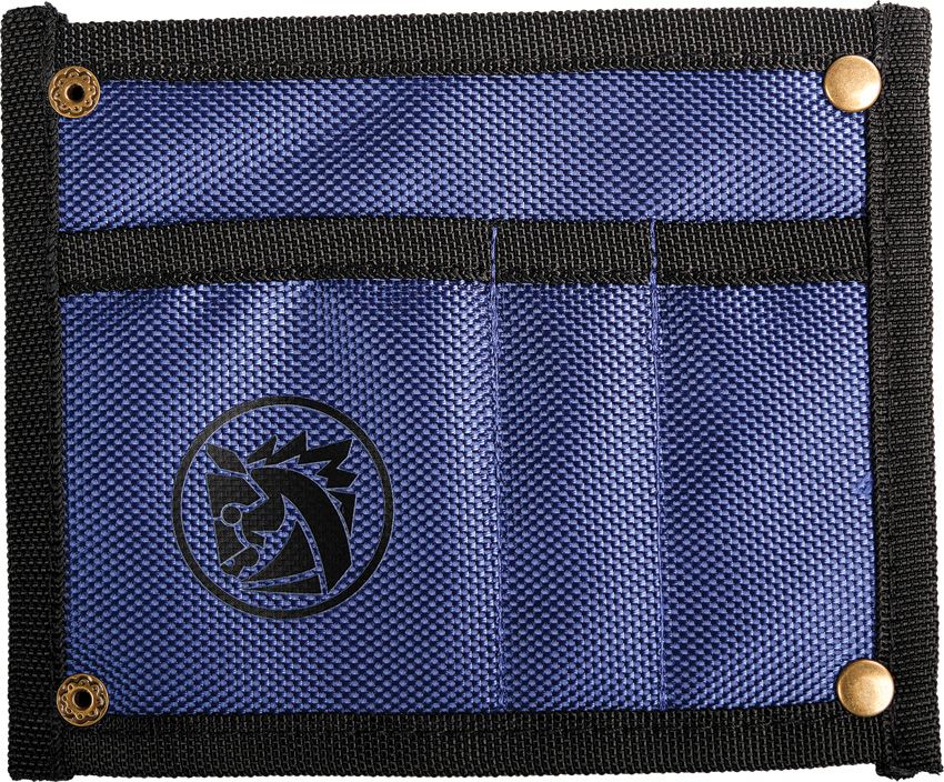 Vosteed Knife Pouch Blue Nylon 5" with Three Pockets