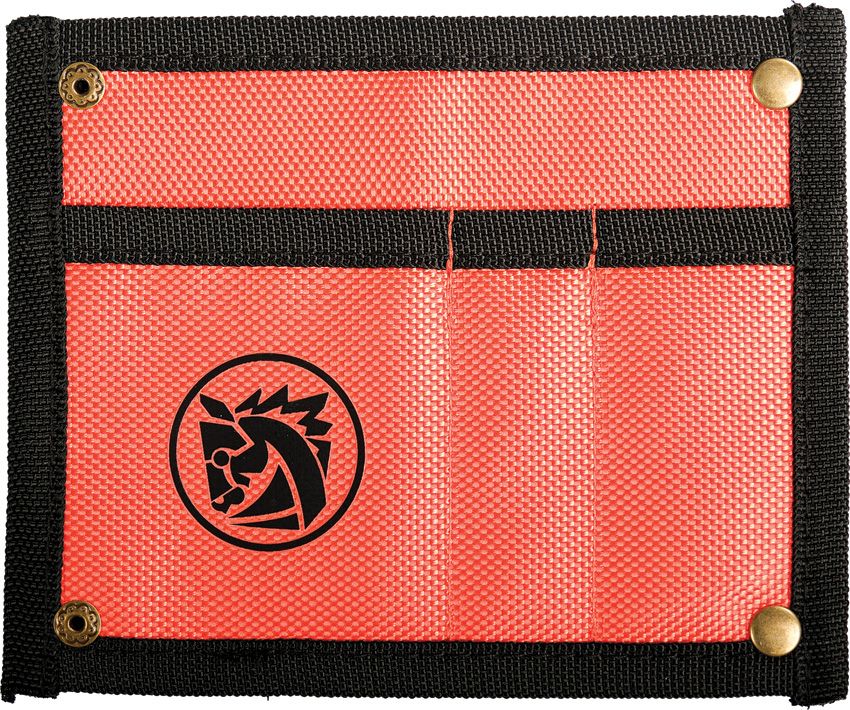 Vosteed Knife Pouch Orange 5" Nylon with Snap Closure