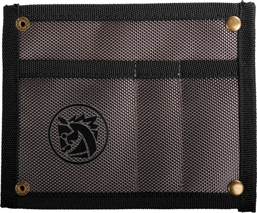 Vosteed Gray Nylon Knife Pouch with Metal Snaps