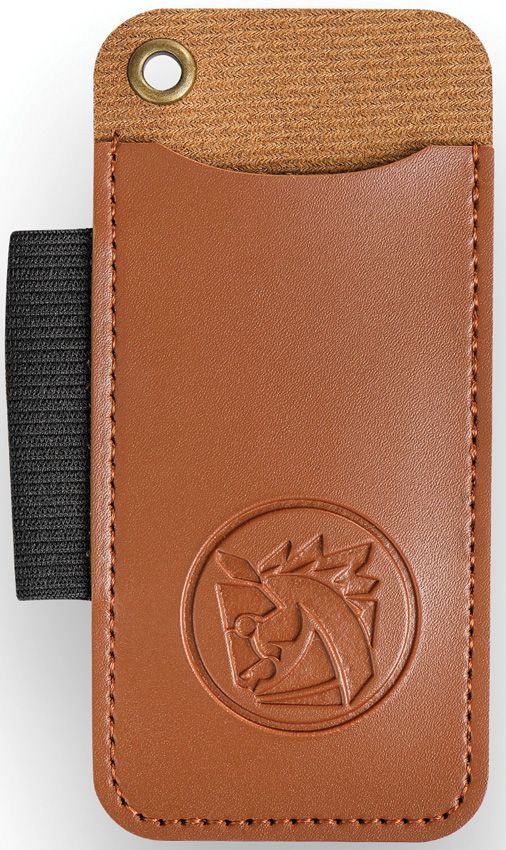 VOSX0141 Vosteed Leather Pocket Sheath Brown EDC