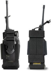 Viperade CHA1 Radio Pouch MOLLE Black